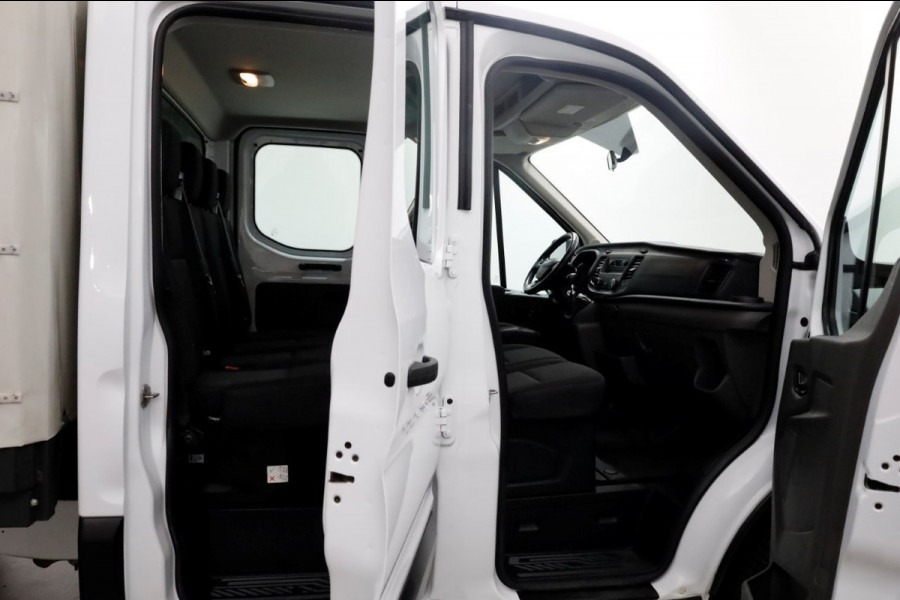 Ford Transit 2.0 TDCI 130pk L2H1 Trend D.C. Open Laadbak met huif 05-2020