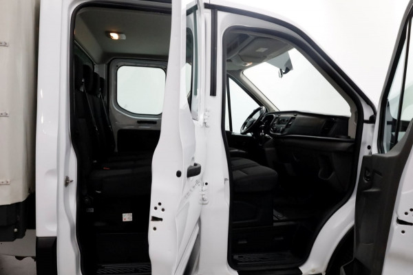 Ford Transit 2.0 TDCI 130pk L2H1 Trend D.C. Open Laadbak met huif 05-2020