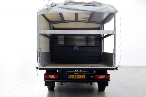 Ford Transit 2.0 TDCI 130pk L2H1 Trend D.C. Open Laadbak met huif 05-2020