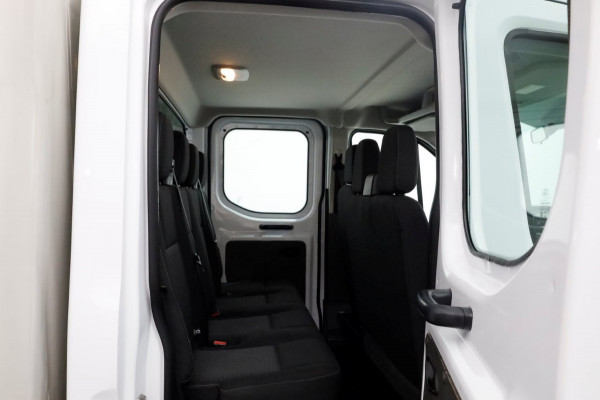Ford Transit 2.0 TDCI 130pk L2H1 Trend D.C. Open Laadbak met huif 05-2020