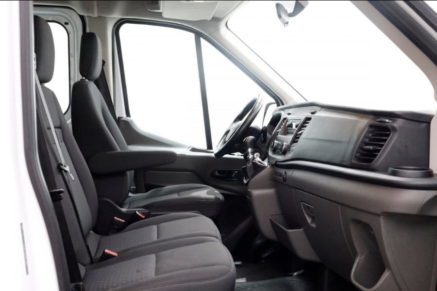 Ford Transit 2.0 TDCI 130pk L2H1 Trend D.C. Open Laadbak met huif 05-2020