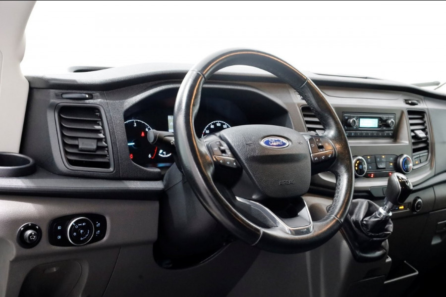 Ford Transit 2.0 TDCI 130pk L2H1 Trend D.C. Open Laadbak met huif 05-2020