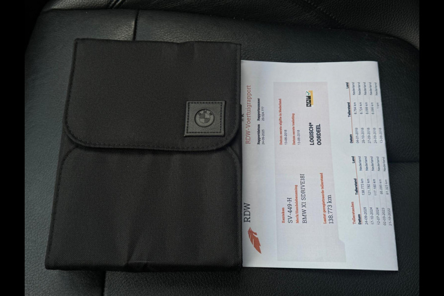 BMW X1 SDrive18i AUTOMAAT High Executive, leder, stoelverwarming, dealer onderhoud, navi, afn.trekhaak, nederlandse auto met nap
