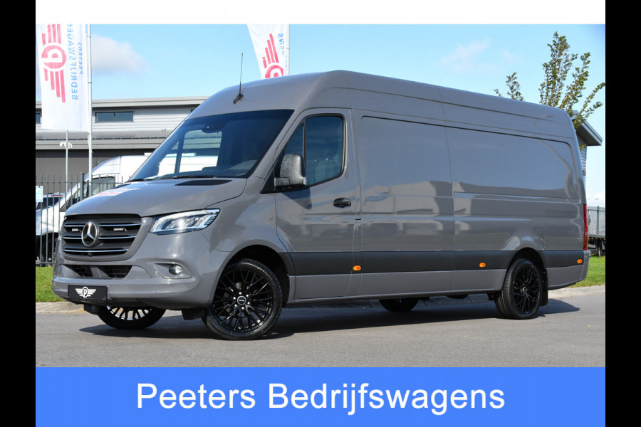 Mercedes-Benz Sprinter 319 V6 3.0 CDI L3H2 PB Edition Adaptieve Cruise, 360 Camera, 10,5'' Mbux, LED, 3500kg Trekhaak, Automaat, Stoelverwarming, Sensoren, Uniek!