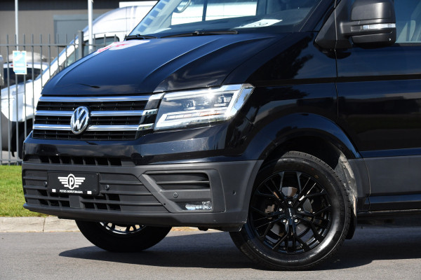 Volkswagen Crafter 35 2.0 TDI L3H3 Black Edition Highline Adaptieve Cruise, Camera, Carplay, Clima, Stoelverwarming, Automaat, Sensoren, Trekhaak, LED, Uniek!