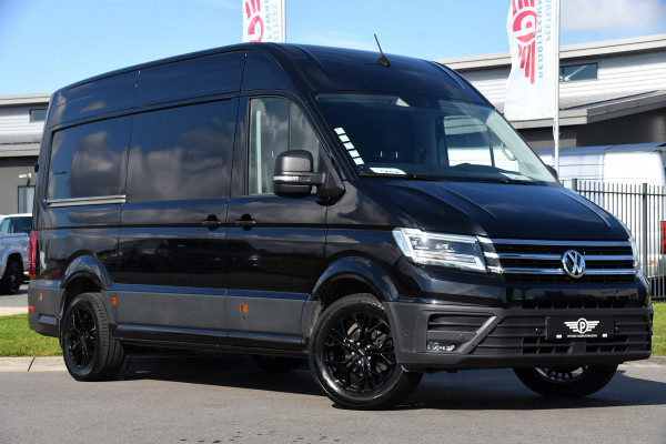 Volkswagen Crafter 35 2.0 TDI L3H3 Black Edition Highline Adaptieve Cruise, Camera, Carplay, Clima, Stoelverwarming, Automaat, Sensoren, Trekhaak, LED, Uniek!