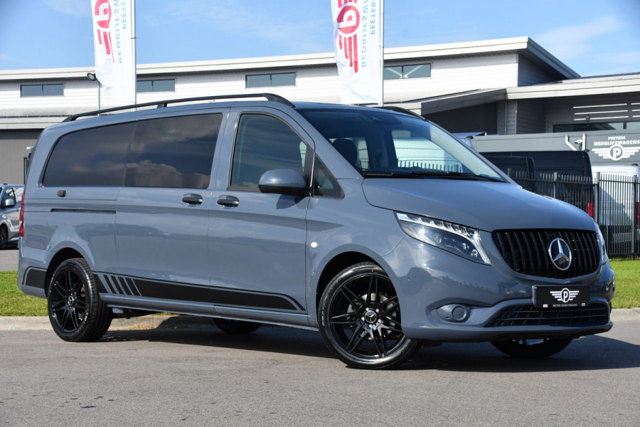 Mercedes-Benz Vito 114 CDI L3 DC AMG Edition Adaptieve Cruise, Camera, Carplay, LED, Multimedia, Automaat, Stoelverwarming, Uniek!