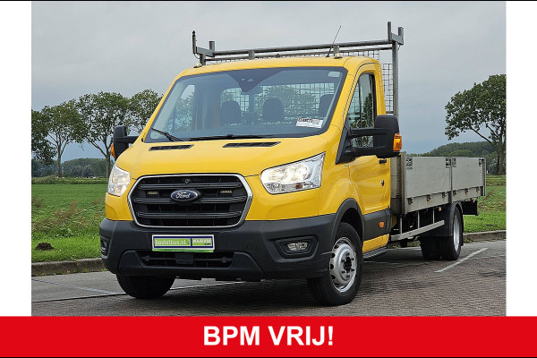 Ford Transit 350 2.0 TDCI L5H1 Open-Laadbak 5 meter! Euro6 Airco Dubbellucht!
