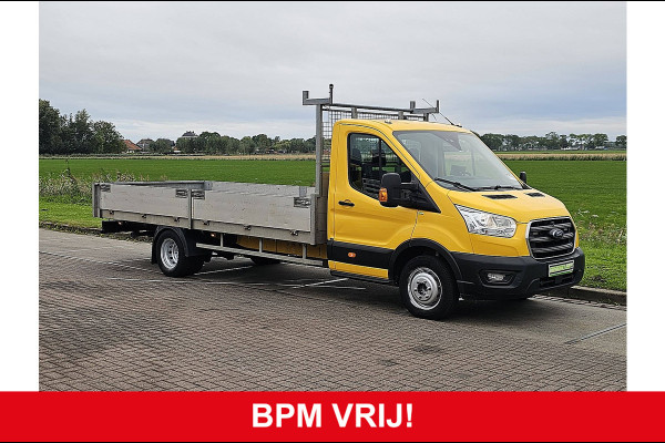 Ford Transit 350 2.0 TDCI L5H1 Open-Laadbak 5 meter! Euro6 Airco Dubbellucht!