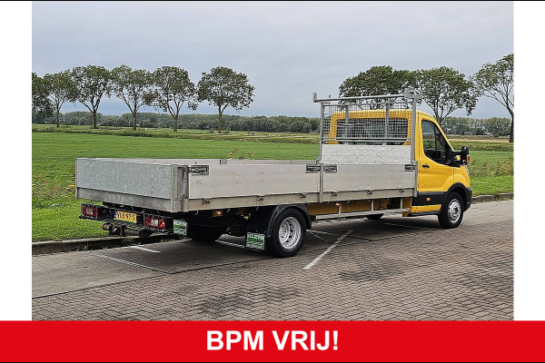 Ford Transit 350 2.0 TDCI L5H1 Open-Laadbak 5 meter! Euro6 Airco Dubbellucht!