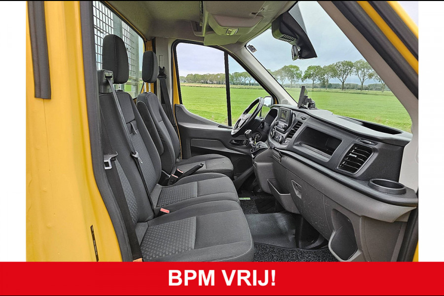 Ford Transit 350 2.0 TDCI L5H1 Open-Laadbak 5 meter! Euro6 Airco Dubbellucht!