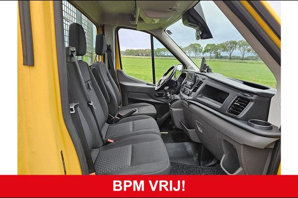 Ford Transit 350 2.0 TDCI L5H1 Open-Laadbak 5 meter! Euro6 Airco Dubbellucht!