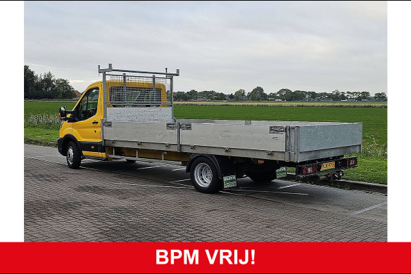 Ford Transit 350 2.0 TDCI L5H1 Open-Laadbak 5 meter! Euro6 Airco Dubbellucht!