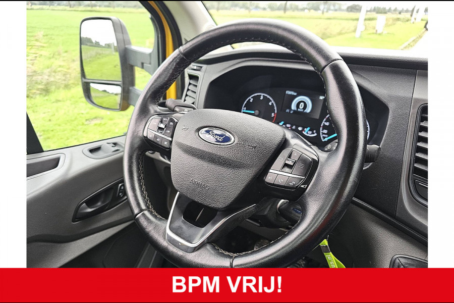 Ford Transit 350 2.0 TDCI L5H1 Open-Laadbak 5 meter! Euro6 Airco Dubbellucht!