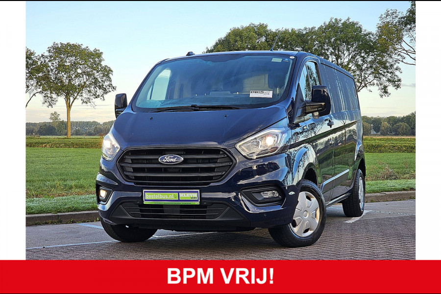 Ford Transit Custom 300 2.0 TDCI L2H1 Trend Navi Trekhaak Airco Euro6  Pdc 3-Zits OH-Historie 1e Eigenaar!