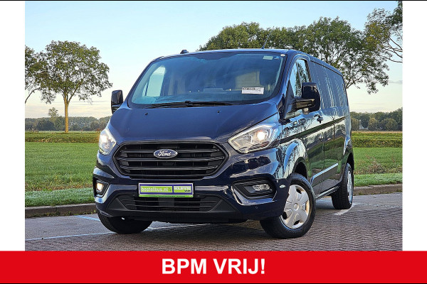 Ford Transit Custom 300 2.0 TDCI L2H1 Trend Navi Trekhaak Airco Euro6  Pdc 3-Zits OH-Historie 1e Eigenaar!
