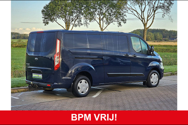 Ford Transit Custom 300 2.0 TDCI L2H1 Trend Navi Trekhaak Airco Euro6  Pdc 3-Zits OH-Historie 1e Eigenaar!
