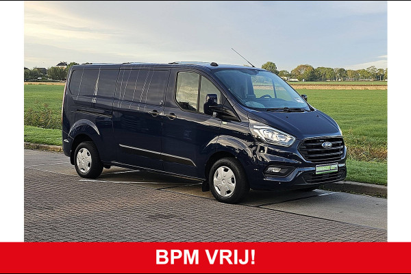 Ford Transit Custom 300 2.0 TDCI L2H1 Trend Navi Trekhaak Airco Euro6  Pdc 3-Zits OH-Historie 1e Eigenaar!