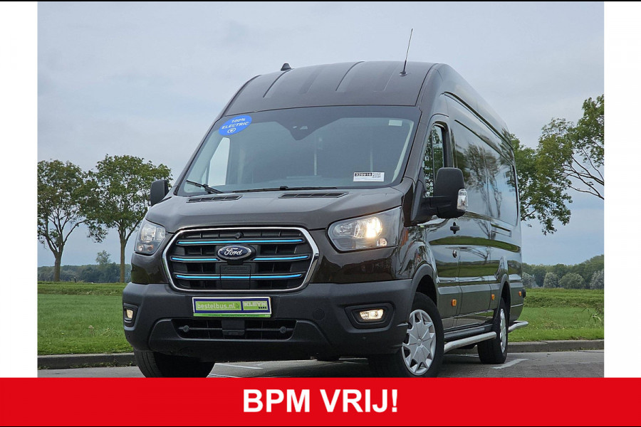 Ford E-Transit 350 L4H3 Trend 68 kWh elektrisch, airco, automaat, navi, camera, side bars, 24 dkm.
