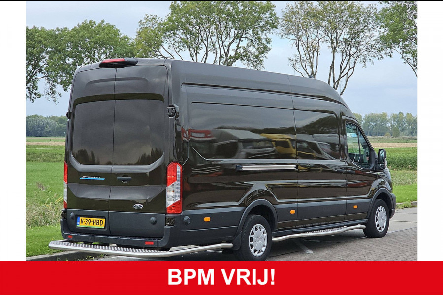 Ford E-Transit 350 L4H3 Trend 68 kWh elektrisch, airco, automaat, navi, camera, side bars, 24 dkm.