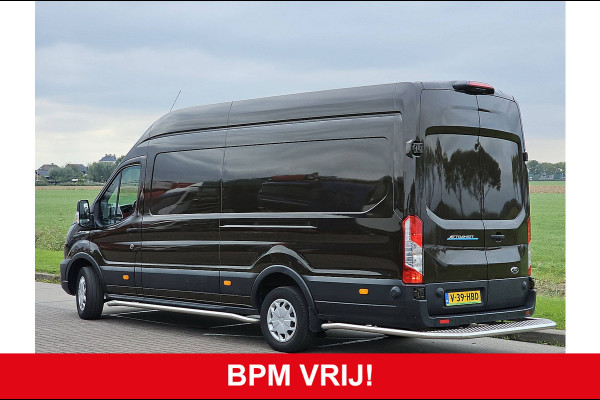 Ford E-Transit 350 L4H3 Trend 68 kWh elektrisch, airco, automaat, navi, camera, side bars, 24 dkm.
