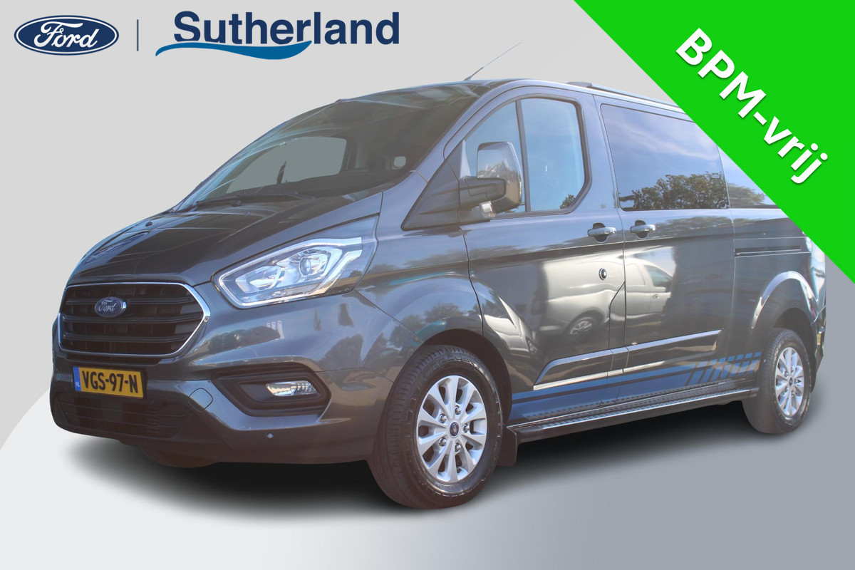 Ford Transit Custom 300 2.0 TDCI L2H1 Limited DC | Zeer Netjes! | Nieuw geleverde Ned.auto | Trekhaak | Sidesteps + roofrails| Dubbele Cabine | Cruise Control | Navigatie | Ford Transit Custom 300 2.0 TDCI L2H1 Limited DC | Zeer Netjes! | Nieuw geleverde Ned.auto | Trekhaak | Sidesteps + roofrails| Dubbele Cabine | Cruise Control | Navigatie |