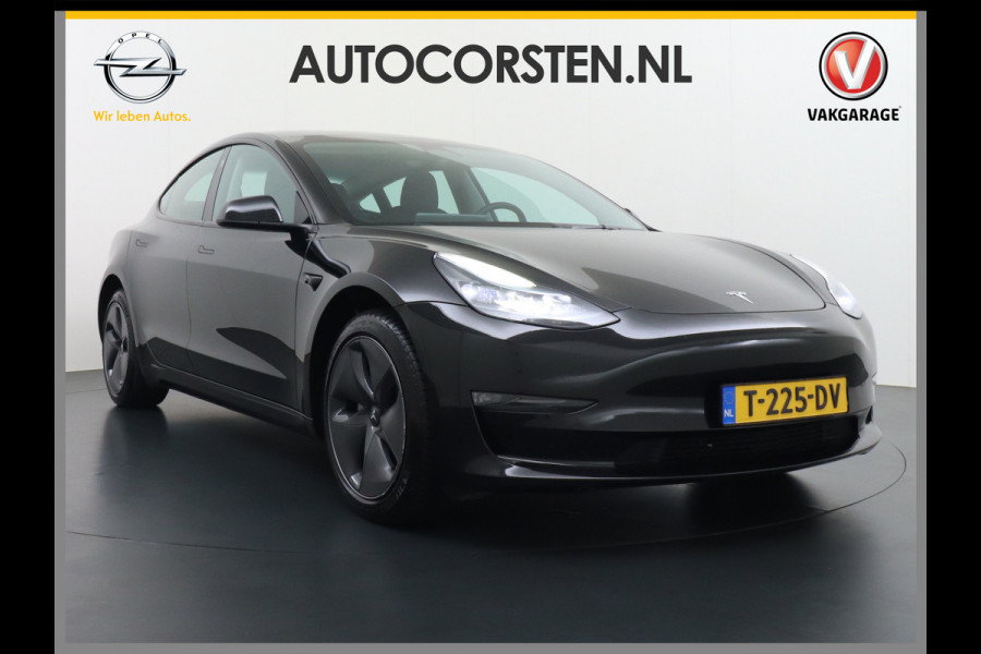Tesla Model 3 // RWD // Long Range 75kWh Warmtepomp Leder Autopilot Premium Luidspr. FSD-3 Computer Navi Ecc Adap.Cruise Draadloos GSM Laden C Stoel+Stuurverwarming Elek.Achterklep AMD-Ryzen™ Processor Led DAB Spotify 1e Eigenaar Origineel Nederlandse Auto Fabrieksgarantie op Accu en motor tot 13-06-2031 Grootste Actieradius !!