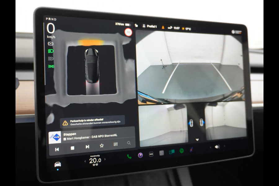 Tesla Model 3 // RWD // Long Range 75kWh Warmtepomp Leder Autopilot Premium Luidspr. FSD-3 Computer Navi Ecc Adap.Cruise Draadloos GSM Laden C Stoel+Stuurverwarming Elek.Achterklep AMD-Ryzen™ Processor Led DAB Spotify 1e Eigenaar Origineel Nederlandse Auto Fabrieksgarantie op Accu en motor tot 13-06-2031 Grootste Actieradius !!