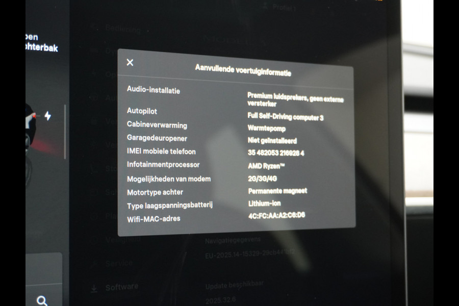 Tesla Model 3 // RWD // Long Range 75kWh Warmtepomp Leder Autopilot Premium Luidspr. FSD-3 Computer Navi Ecc Adap.Cruise Draadloos GSM Laden C Stoel+Stuurverwarming Elek.Achterklep AMD-Ryzen™ Processor Led DAB Spotify 1e Eigenaar Origineel Nederlandse Auto Fabrieksgarantie op Accu en motor tot 13-06-2031 Grootste Actieradius !!