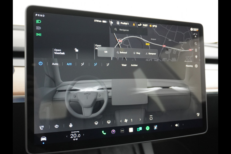 Tesla Model 3 // RWD // Long Range 75kWh Warmtepomp Leder Autopilot Premium Luidspr. FSD-3 Computer Navi Ecc Adap.Cruise Draadloos GSM Laden C Stoel+Stuurverwarming Elek.Achterklep AMD-Ryzen™ Processor Led DAB Spotify 1e Eigenaar Origineel Nederlandse Auto Fabrieksgarantie op Accu en motor tot 13-06-2031 Grootste Actieradius !!