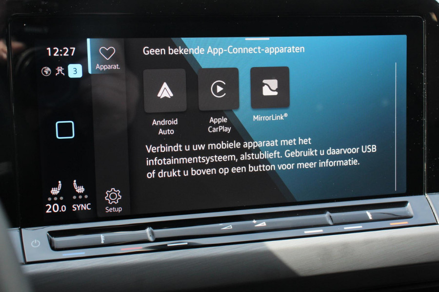 Volkswagen GOLF Variant 1.5 eTSI 150pk DSG Style | Navigatie | Apple Carplay/Android Auto | Climate Control | Camera | Parkeersensoren | Park Assist | Adaptive Cruise control | Wegklapbare trekhaak | Stoel- en stuurverwarming | Climatronic | Virtual Cockpit