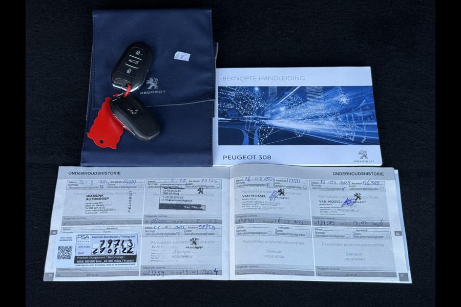 Peugeot 308 SW 1.2 PureTech Blue Lease Premium 2e Eigenaar,Camera,Navi,Pano,131pk,6 Bak,Clima,Cruise,N.A.P,Pdc V+A,Lm velgen,Apk tot 03-2027