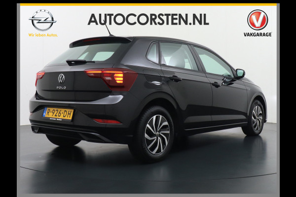 Volkswagen Polo 1.0T 96PK Adaptive Cruise Apple Carplay Android Digital-Cockpit-Pro App-Connect Dual-ECC PDC-a+v Stoel-Verwarmd Navi Life Busine Lane-Assist Isofix Voicecommand DAB Front assist ChroomPack. Lmv 2/3Deelbare a-Bank 1e Eigenaar Origineel Nederlandse Auto EURO6 € 25.430 nieuw!