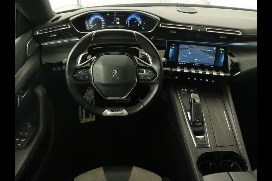 Peugeot 508 1.6 HYbrid GT | Trekhaak | Stoelverwarming | 360 Camera | Adaptive cruise | Carplay | Keyless | Leder/Alcantara | Navigatie | Full LED | PHEV | Plug In