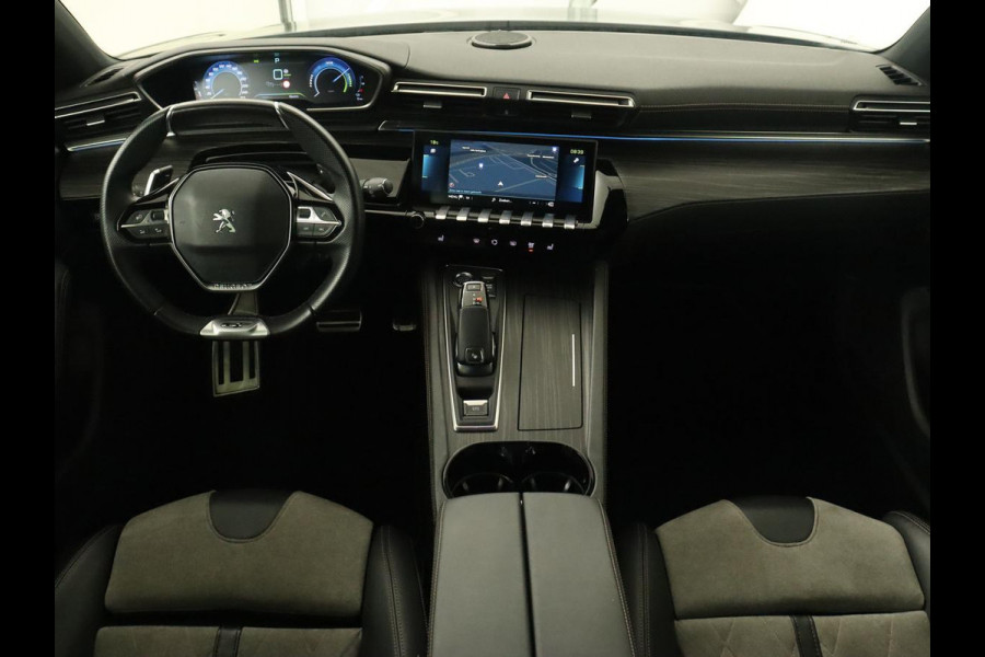 Peugeot 508 1.6 HYbrid GT | Trekhaak | Stoelverwarming | 360 Camera | Adaptive cruise | Carplay | Keyless | Leder/Alcantara | Navigatie | Full LED | PHEV | Plug In
