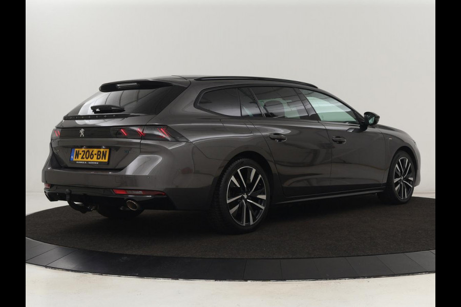 Peugeot 508 1.6 HYbrid GT | Trekhaak | Stoelverwarming | 360 Camera | Adaptive cruise | Carplay | Keyless | Leder/Alcantara | Navigatie | Full LED | PHEV | Plug In