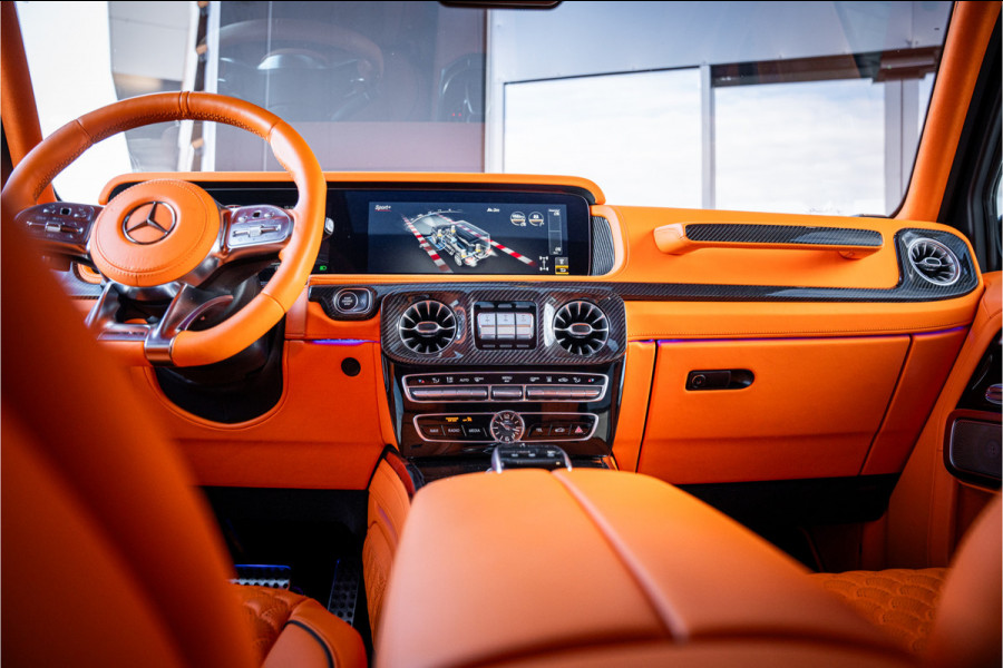 Mercedes-Benz G-Klasse G63 - Brabus 800 | 24 inch | Sterrenhemel | Panorama | Burmester | Carbon