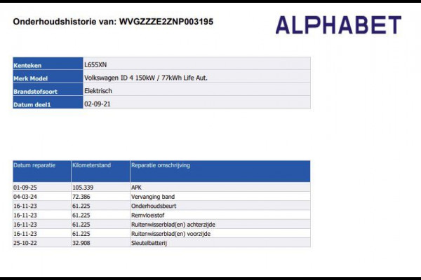 Volkswagen ID.4 Life 77 kWh | Apple Carplay | Cruise Control | Sfeerverlichting | Parkeersensoren |