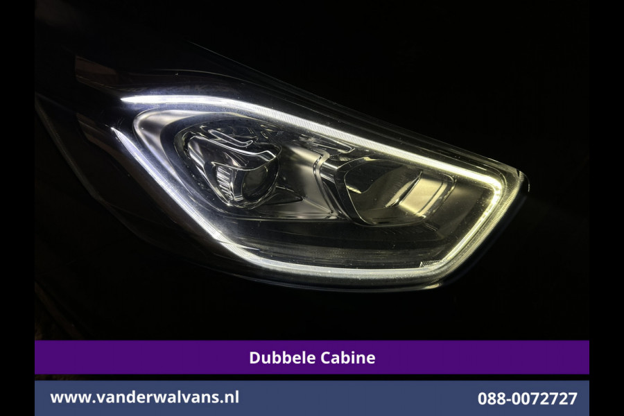 Ford Transit Custom 2.0 TDCI 131pk L2H1 Dubbele Cabine Euro6 Airco | 2x zijdeur | 5-Zits | Navigatie | 2800kg Trekhaak Apple Carplay, Android Auto, LED, Cruisecontrol, Parkeersensoren, Stoelverwarming