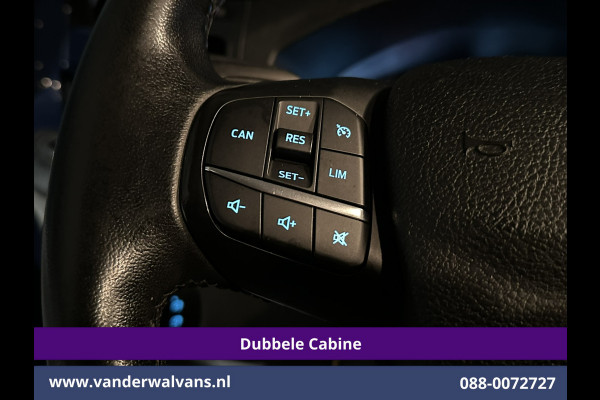 Ford Transit Custom 2.0 TDCI 131pk L2H1 Dubbele Cabine Euro6 Airco | 2x zijdeur | 5-Zits | Navigatie | 2800kg Trekhaak Apple Carplay, Android Auto, LED, Cruisecontrol, Parkeersensoren, Stoelverwarming