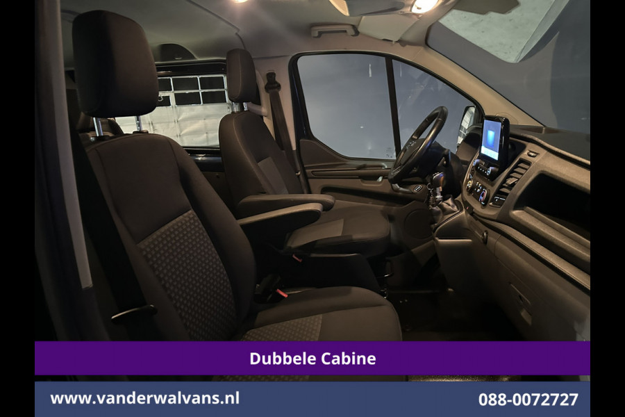 Ford Transit Custom 2.0 TDCI 131pk L2H1 Dubbele Cabine Euro6 Airco | 2x zijdeur | 5-Zits | Navigatie | 2800kg Trekhaak Apple Carplay, Android Auto, LED, Cruisecontrol, Parkeersensoren, Stoelverwarming