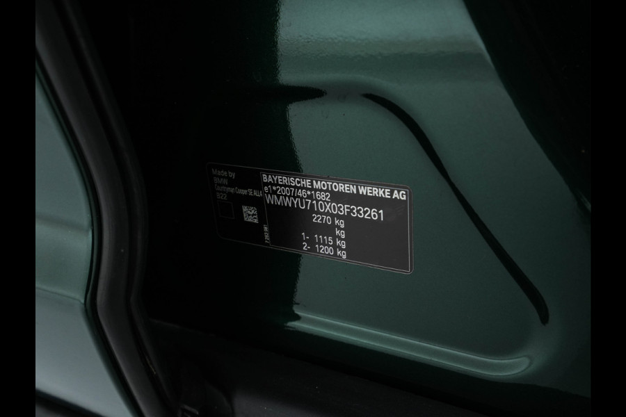 MINI Countryman 2.0 Cooper S E ALL4 Chili Plug-In (INCL-BTW) Aut. *PANO | LEATHER-FABRIC | FULL-LED | SPORT-SEATS | KEYLESS | NAVI-FULLMAP | ECC | AMBIENT-LIGHT | PDC | CRUISE | 18''ALU*