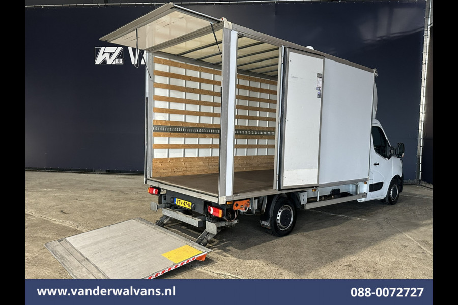 Renault Master 2.3 dCi 146pk Bakwagen 233cm Hoog Laadklep Zijdeur Euro6 Airco | LED | Cruisecontrol Lat om Lat betimmering, Bijrijdersbank