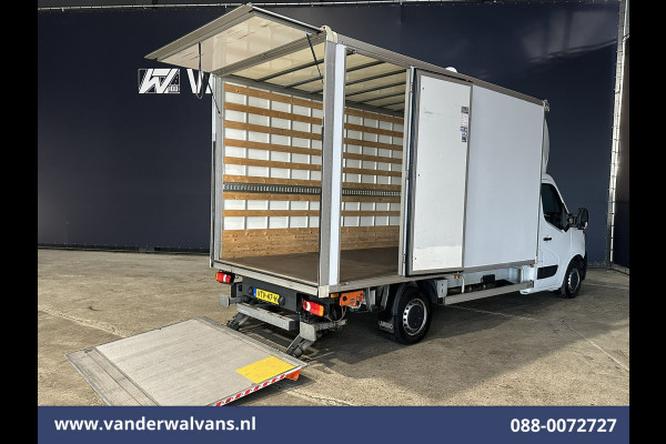 Renault Master 2.3 dCi 146pk Bakwagen 233cm Hoog Laadklep Zijdeur Euro6 Airco | LED | Cruisecontrol Lat om Lat betimmering, Bijrijdersbank