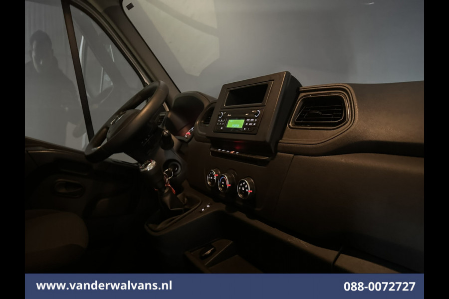 Renault Master 2.3 dCi 146pk Bakwagen 233cm Hoog Laadklep Zijdeur Euro6 Airco | LED | Cruisecontrol Lat om Lat betimmering, Bijrijdersbank