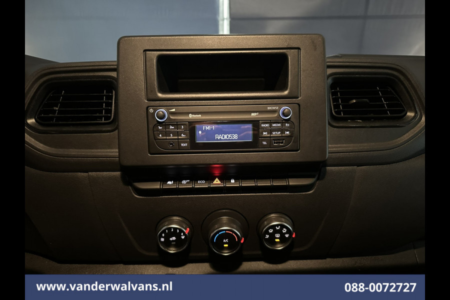Renault Master 2.3 dCi 146pk Bakwagen 233cm Hoog Laadklep Zijdeur Euro6 Airco | LED | Cruisecontrol Lat om Lat betimmering, Bijrijdersbank