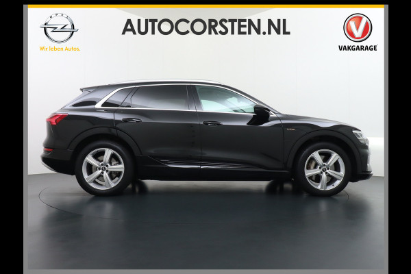 Audi e-tron 55 Quattro 95kWh 408PK Trekhaak Leder/Alcantara-Sportstoel Panoramadak Adap.Cruise Navi Ecc Stoelverwarming Business Edition Plus Luchtvering Memory Lmv Elek.Achterklep Privacy Glas Keyless 1e Eigenaar 1.800KG Trekgewicht Zeer compleet!