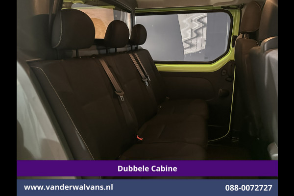 Renault Trafic 1.6 dCi L2H1 Dubbele Cabine Euro6 2x Zijdeur | Airco | 6-zits | Navigatie | Cruisecontrol Trekhaak, Bijrijdersbank, Parkeersensoren