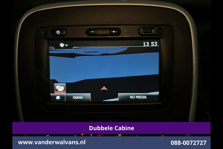 Renault Trafic 1.6 dCi L2H1 Dubbele Cabine Euro6 2x Zijdeur | Airco | 6-zits | Navigatie | Cruisecontrol Trekhaak, Bijrijdersbank, Parkeersensoren