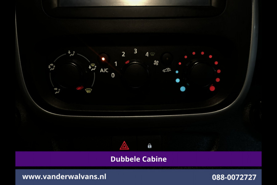 Renault Trafic 1.6 dCi L2H1 Dubbele Cabine Euro6 2x Zijdeur | Airco | 6-zits | Navigatie | Cruisecontrol Trekhaak, Bijrijdersbank, Parkeersensoren